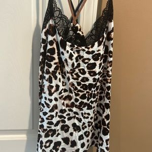 Soma Brand animal print cami/ pj top